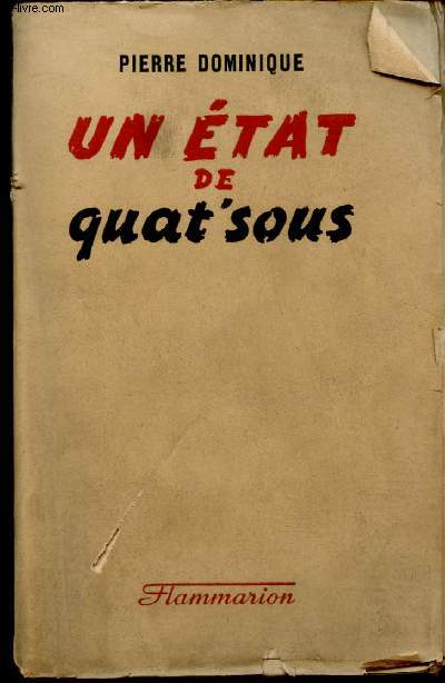 UN ETAT DE QUAT'SOUS