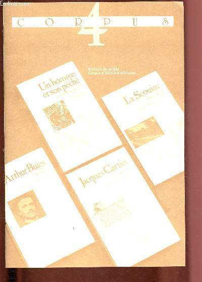 N4 - SEPTEMBRE 1988 - CORPUS : Premire rception critique de la 