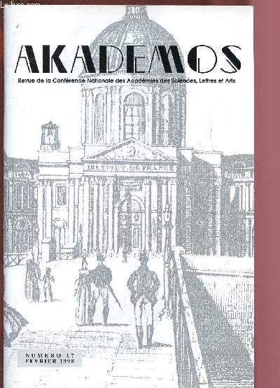 N17 -FEVRIER 1998 - AKADEMOS : A la dcouverte de la Francit - Membres prsents  la sance du 11 cotobre 1997 - Libre opinion : drapage,etc.