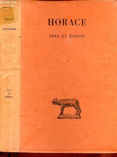 TOME I - ODES ET EPODES