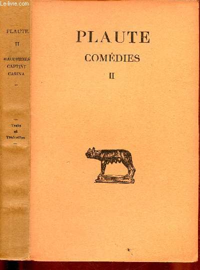 COMEDIES - TOME II - 1 VOLUME
