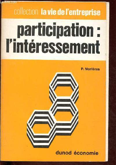 PARTICIPATION : L'INTERESSEMENT / COLLECTION 