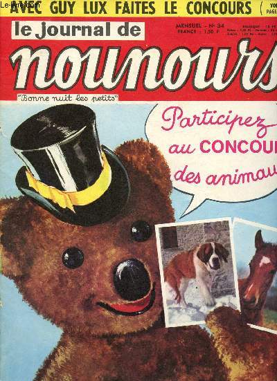 N34 - DECEMBRE 1967 - LE JOURNAL DE NOUNOURS 
