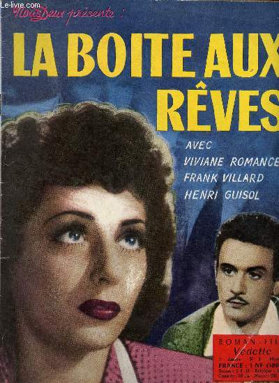 N9 - 1re ANNEE - ROMAN-FILM VEDETTE : LA BOITE AUX REVES