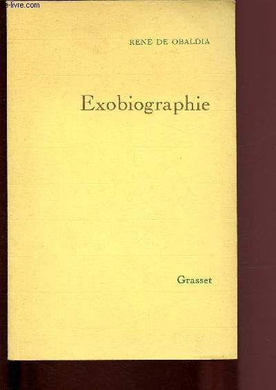 EXOBIOGRAPHIE - MEMOIRES