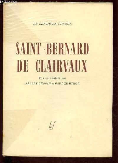 SAINT BERNARD DE CLAIRVAUX