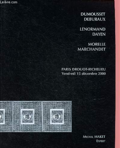 CATALOGUE DE VENTES AUX ENCHERES - 15 DECEMBRE 2000 - DROUOT-RICHELIEU - PARIS : Gravures, dessins, sculpture et peintures