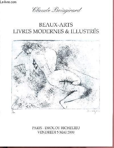 CATALOGUE DE VENTES AUX ENCHERES - 5 MAI 2000 - DROUOT RICHELIEU - PARIS ! Gravures, photos, livres d'art, littrature & illustrs modernes, divers