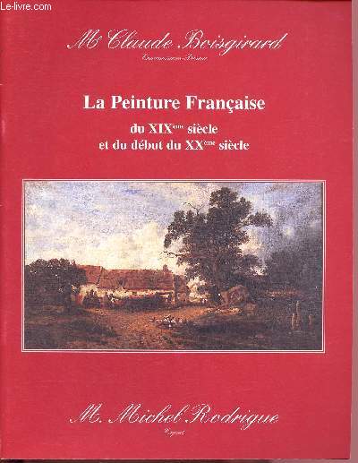 CATALOGUE DE VENTES AUX ENCHERES -13 MARS 2000 - DROUOT RICHELIEU - PARIS : La peinture franaise du XIXme et du dbut du XXe