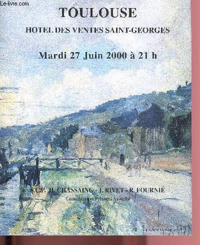 CATALOGUE DE VENTES AUX ENCHERES - 27 JUIN 2000 - HOTEL DES VENTES SAINT-GEORGES - TOULOUSE : POUPEES, JOUETS, VOITURES A PEDALES