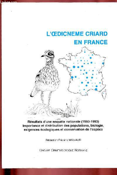 L'oedicneme criard en France