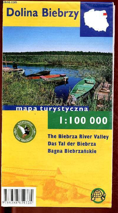 Doline Biebrzy - Mapa turysrtyczna 1/100000