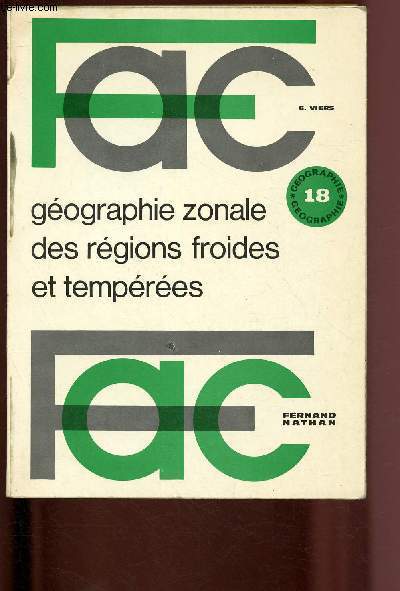 Gographie zonale des rgions froides et tempres