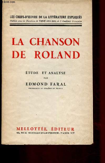 La chanson de Roland