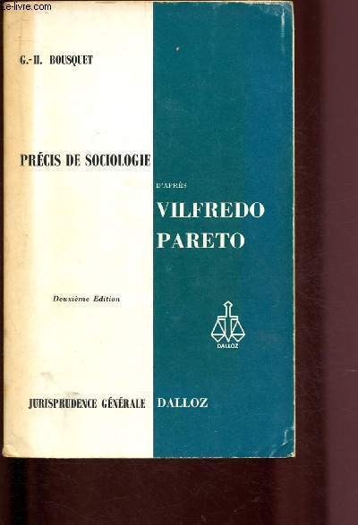 Prcis de sociologie d'aprs Vilfredo Pareto