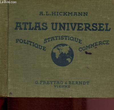 Atlas universel : politique, statistique, commerce