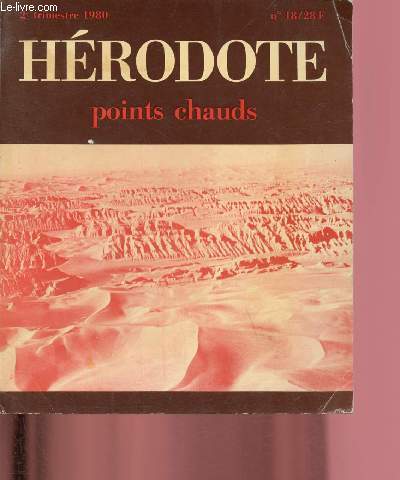 Hrodote - N18 - Avril-Juin 1980 : / Sommaire : Gographie de la rvolution iranienne, par Bernard Hourcade - Les problmes de l'Asie antrieure vus par Elise Reclus,etc.