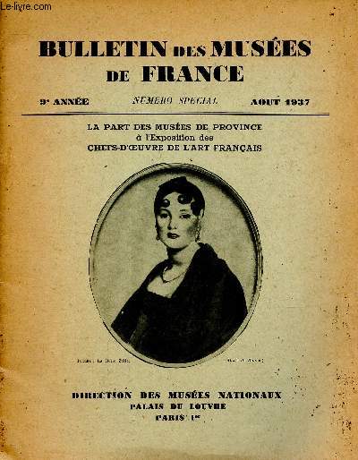 Bulletin des muses de France - N8 - 9e anne - Aout-Septembre 1937