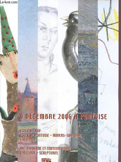 Catalogue de ventes aux enchres -9 dcembre 2006 - Pontoise : Ecole franaise du XIXme, Ecole de pontoise, Auvers-sur-Oise, tableaux