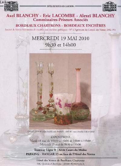 Catalogue de ventes aux enchres - 21 mai 2010  - Htel des ventes des Chartrons - Bordeaux : souvenrss de la Russie Impriale, armes, plats d'tain