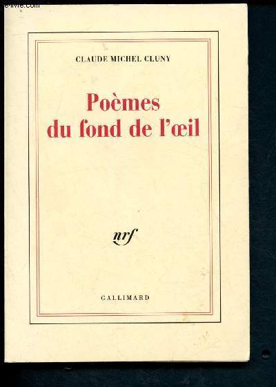 Pomes du fond de l'oeil suivis par une lettre d'Erasme sur les songes