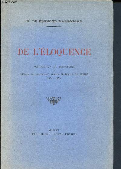 De l'loquence