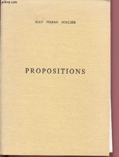 Propositions