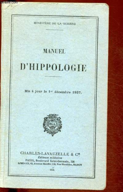 Manuel d'Hippologie