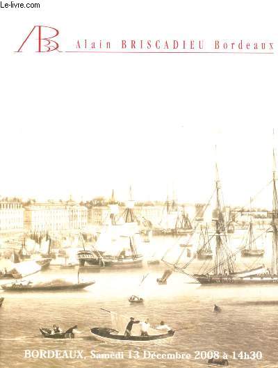 Catalogue de vente aux enchres - 13 dcembre 2008 - Htel des ventes de Bordeaux- Sainte Croix :