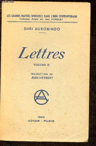 Lettres - Volume II