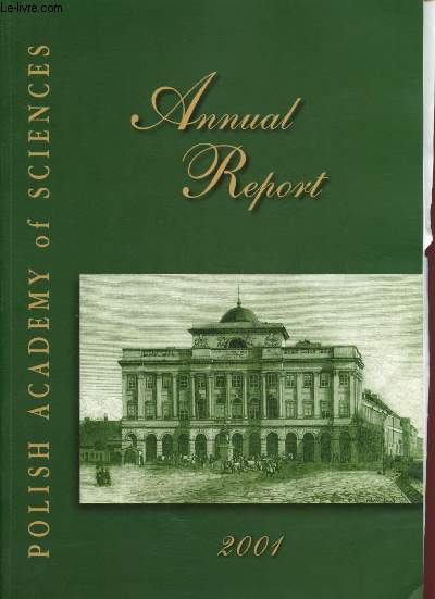 Annual report - Polish academy of sciences - 2001