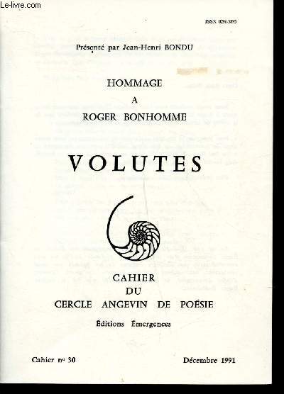 Volutes : Cahier du cercle angevin de posie - Lot de 5 volumes : cahiers n19,21,23,30 et 37