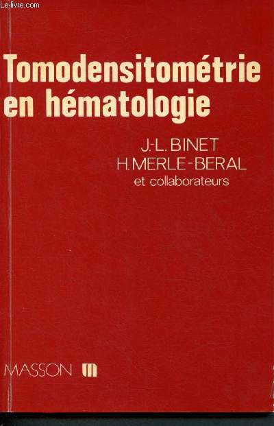 Tomodensitomtrie en hmatologie