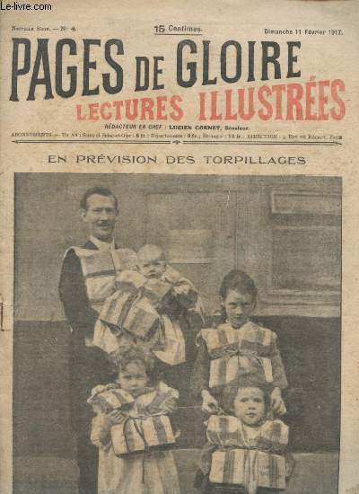 Pages de gloire - Lectures illustres n4 - Dimanche 11 fvrier 1917