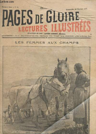 Pages de gloire - Lectures illustres n5 - Dimanche 18 fvrier 1917