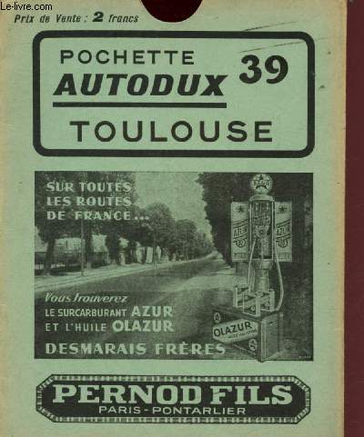 Pochette Autodux n39 : Toulouse