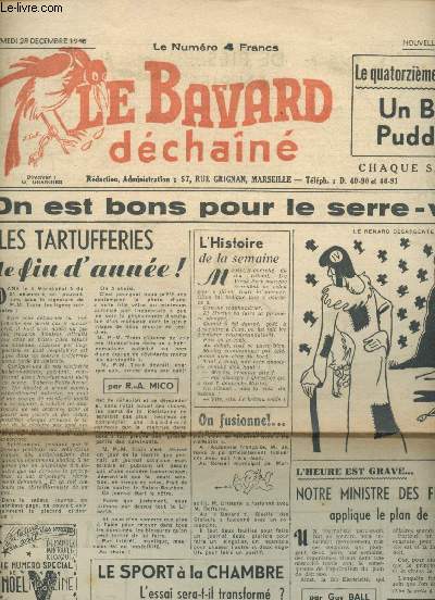 Le bavard dchan - 28 dcembre - 1946 - Nouvelle srie N 93