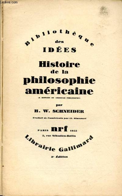 Histoire de la philosphie amricaine