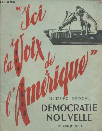 Démocratie nouvelle - n°11 - 4e année - Novembre 1950 - n° spécial : 