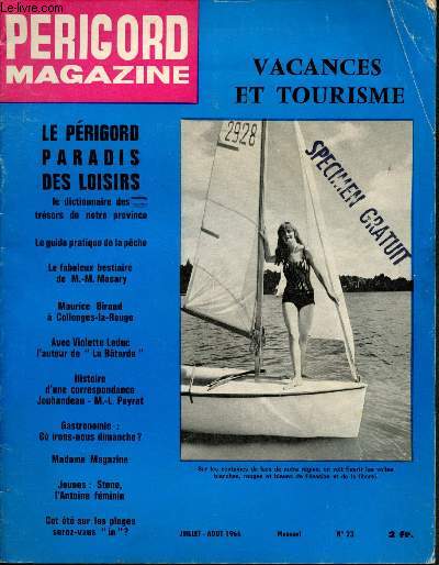 Prigord - Magazine n23 - Juillet-Aot 1966