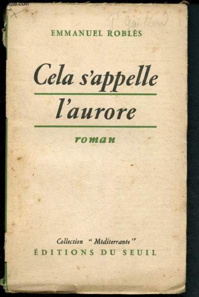 Cela s'appelle l'aurore