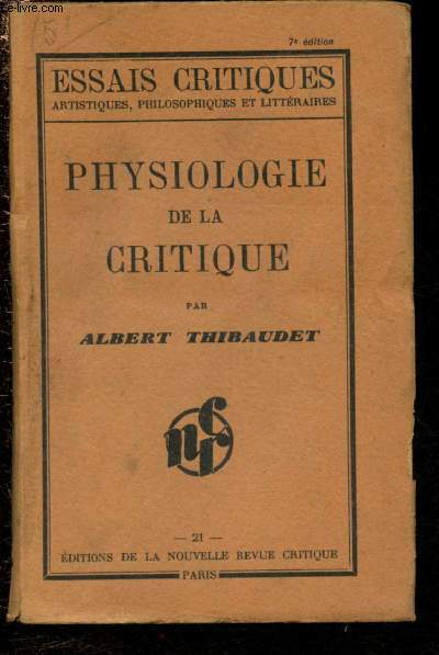 Physiologie de la critique