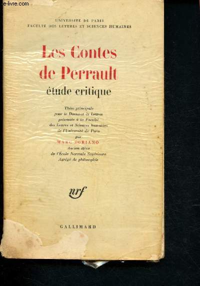 Les Contes de Perrault - tude critique