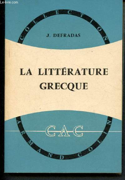 La littrature grecque