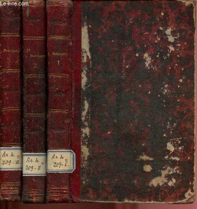 Hebung der christlichen Vollkommenheit - Tomes 1,2 et 3 - 3 volumes