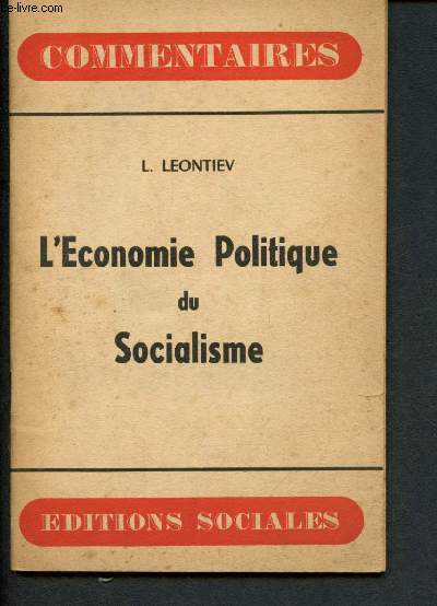 L'économie politique du Socialisme