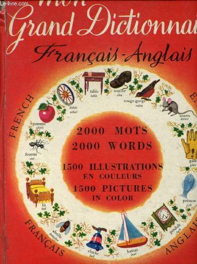 Mon grand dictionnaire franais-Anglais