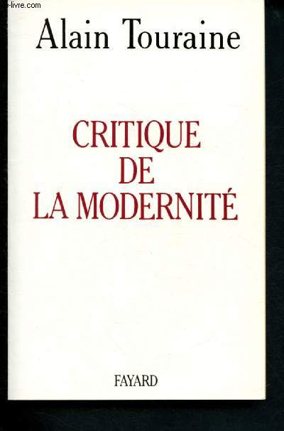 Critique de la modernit