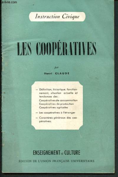 Les coopratives