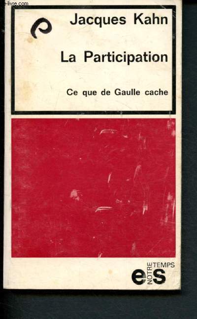 La participation : ce que De Gaulle cache